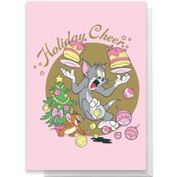 Tom And Jerry Holiday Cheers Greetings Card - Standard Card von Tom & Jerry