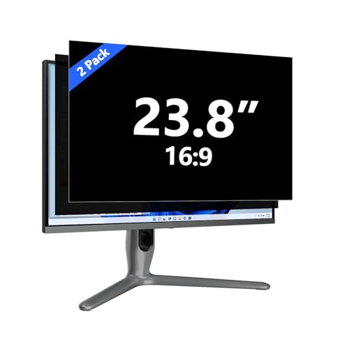 23,8 Zoll Sichtschutz für Computermonitor Augenschutz Blendschutz Blaulicht Monitor Sichtschutz Bildschirm 23,8 Zoll 16:9 Seitenverhältnis [2 Stück] von TomDetm