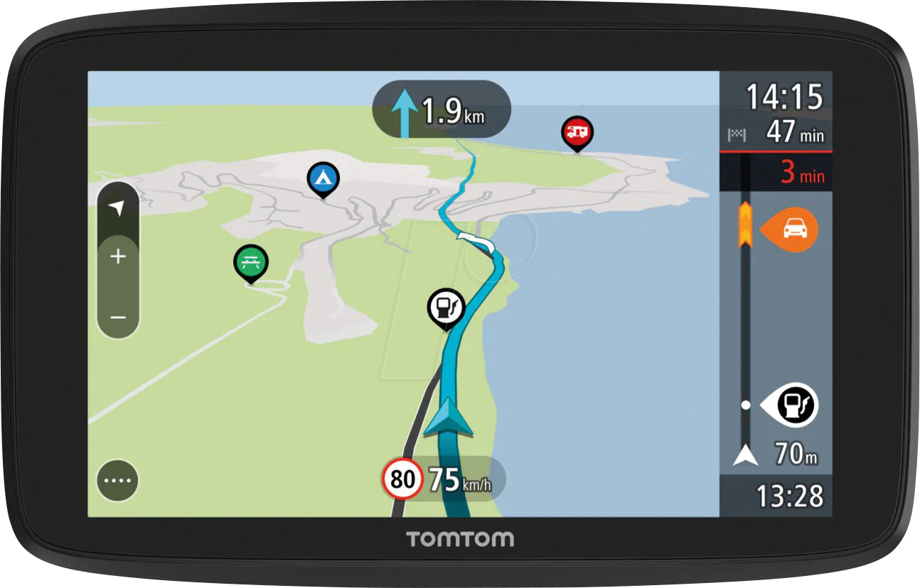 TOMTOM GO CAMPER - Camper-Navigation - 6'' (15,4cm), GPS, von TomTom