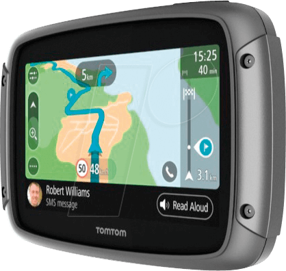 TOMTOM RIDER 500 - Motorrad-Navi - 4,3'' (10,9cm), CEU (23 Länder), wetterfest, WiFi von TomTom