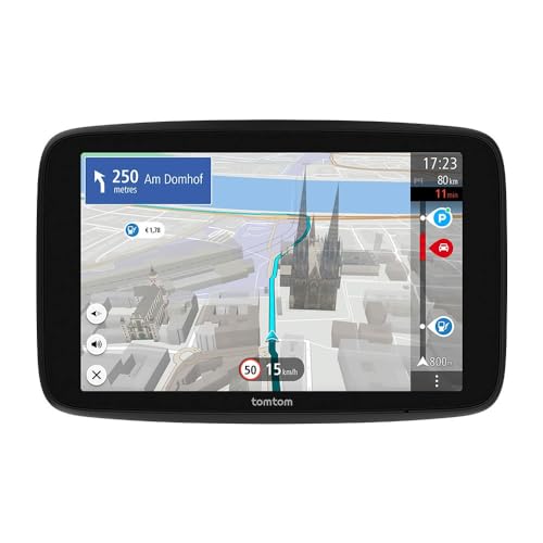 TomTom Pkw-Navi GO Navigator (extra großes 7-Zoll-Display, Stauvermeidung Dank TomTom Traffic, Karten von Europa, Wi-Fi-Updates, Premium Services, einzigartige Magnethalterung) von TomTom