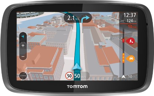 TomTom Go 600 Speak & Go Auto-Navigation (15 cm (6 Zoll) Touchscreen, micro-SD Kartenslot) schwarz von TomTom