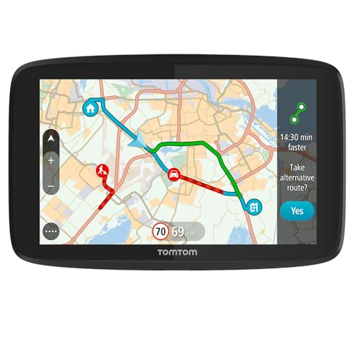 TomTom Navigationsgerät GO 520 (5 Zoll, Stauvermeidung dank TomTom Traffic, Karten-Updates Welt, Updates über Wi-Fi, Freisprechen) von TomTom