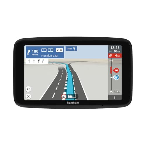 TomTom Pkw-Navi GO Classic 2nd (5 Zoll, Stauvermeidung Dank TomTom Traffic, Karten-Updates Europa inklusive, Updates über WiFi, dynamischer Fahrspurassistent, integrierte, umkehrbare Halterung) von TomTom