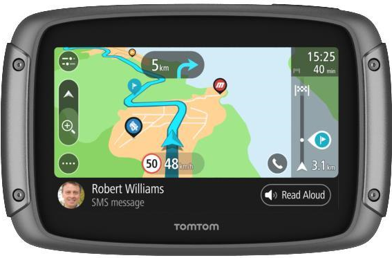 TomTom RIDER 550 - Premium Pack - GPS-Navigationsgerät - Motorrad 4.3 Breitbild von TomTom