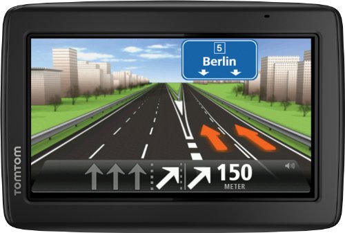 TomTom Start 25 M Europe Traffic Navigationsgerät, Karten ohne zusätzliche Kosten, 13 cm, 5 Zoll, Display, TMC, Fahrspurassistent, Parkassistent, IQ Routes, 49 Länder, Schwarz von TomTom