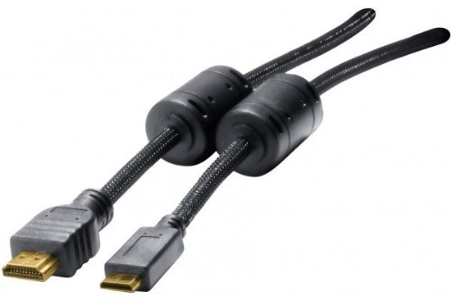 CONNECT 3 m High Speed Mini HDMI Cord – Schwarz von TomTrend