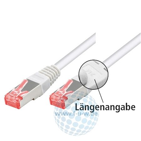 Tecline 71505W Category 6 Ethernet Kabel mit schmalem Knickschutz (5,0 m) weiß von TomTrend
