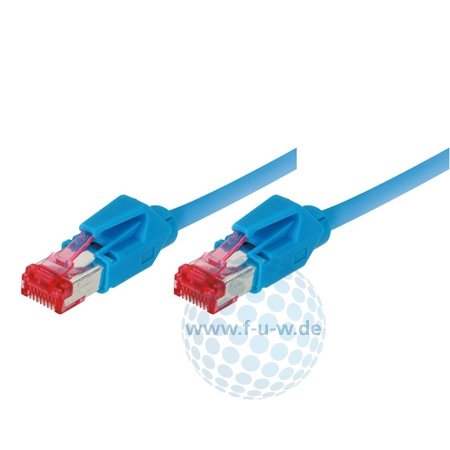 Tecline Category 6A Ethernet Kabel (0,5 m) blau von TomTrend