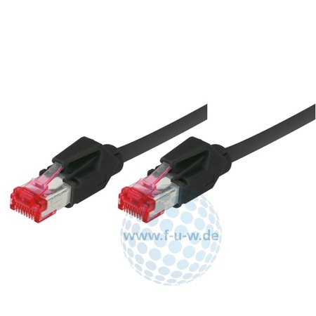 Tecline Category 6A Ethernet Kabel (0,5 m) schwarz von TomTrend