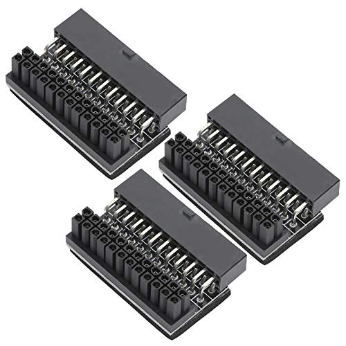 Gute Leistung 24Pin bis 90 Grad Stecker Netzteil Mainboard Netzteil 3Pcs Hohe Leistung mit ATX 24Pin Buchse/Stecker von Tomanbery