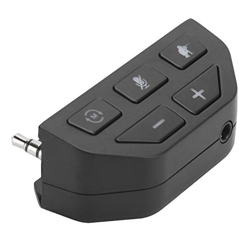 Gamepad Cap Converter, Bequemer Gamepad 1x12 Kopfhörer für PIN mit 3, 5 Mm Tür für Controller (Schwarz) von Tomantery