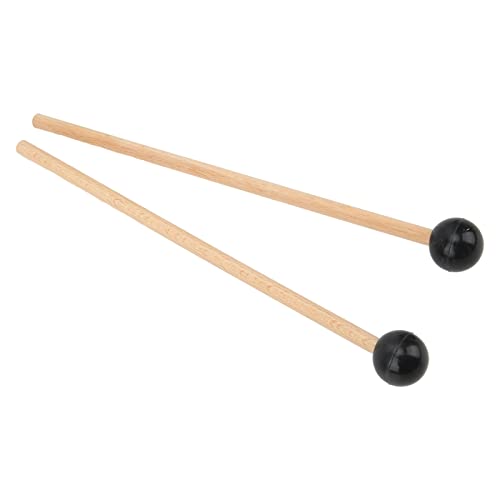 Tongue Drum Mallet, einfacher zu spielen Massivholzgriff 1 Paar Drumsticks als Ersatz(groß) von Tomantery