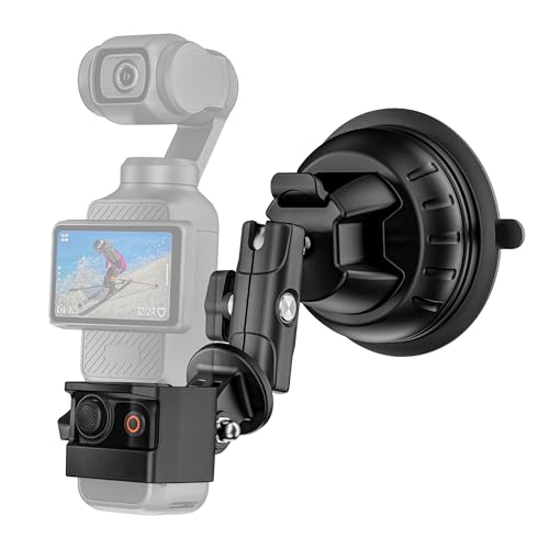 Tomat Pocket 3 Saugnapf Halterung Autohalterung, Windschutzscheibe Fenster Armaturenbrett Halterungs Kit mit Erweiterungsadapter für DJI Osmo Pocket 3 Zubehör Tomat Pocket 3 Saugnapf Halterung Autohalterung, Windschutzscheibe Fenster Armaturenbrett Halterungs Kit mit Erweiterungsadapter für DJI Osmo Pocket 3 Zubehör von Tomat