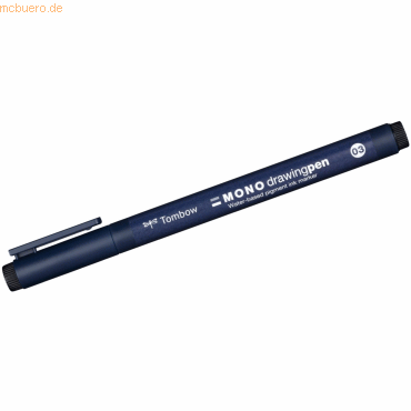 12 x Tombow Fineliner Mono drawing pen 03 (ca. 0.35 mm) schwarz von Tombow