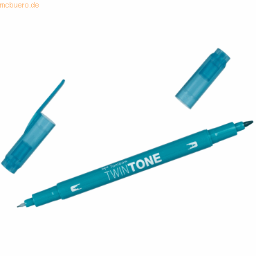 6 x Tombow Doppelfasermaler TwinTone Rund- und Finelinerspitze turquoi 6 x Tombow Doppelfasermaler TwinTone Rund- und Finelinerspitze turquoi von Tombow