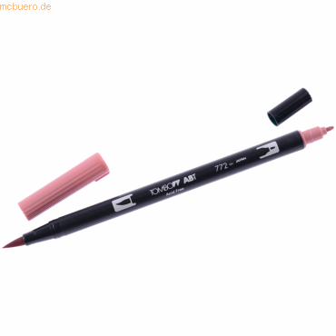 6 x Tombow Dual-Fasermaler ABT mit Rundspitze/Pinselspitze blush von Tombow