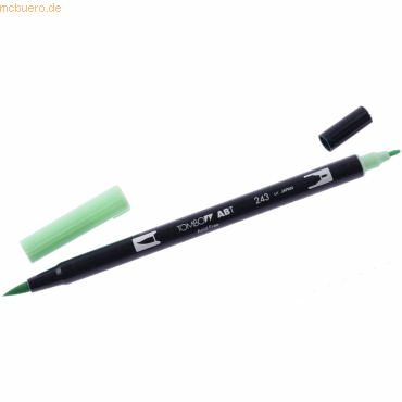 6 x Tombow Dual-Fasermaler ABT mit Rundspitze/Pinselspitze mint von Tombow