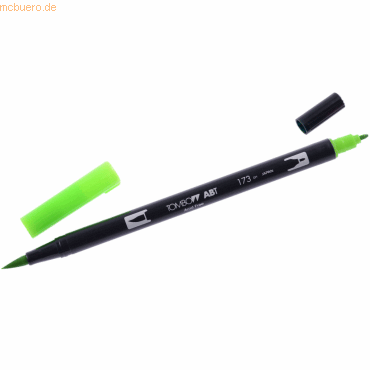 6 x Tombow Dual-Fasermaler ABT mit Rundspitze/Pinselspitze willow gree 6 x Tombow Dual-Fasermaler ABT mit Rundspitze/Pinselspitze willow gree von Tombow