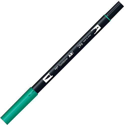 Tombow 296-Green Dual Brush Marker, 6 Stück von Tombow