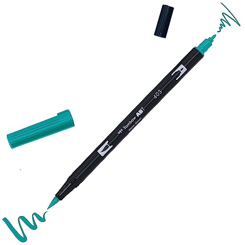 Tombow ABT Dual Brush Pen, ABT-403, Stift mit zwei Spitzen, perfekt fürs Hand Lettering und Bullet Journal, wasservermalbar, 0 von Tombow