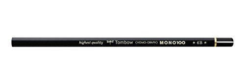 Tombow Bleistift "MONO 100", sechseckig, Härtegrad: 6B von Tombow