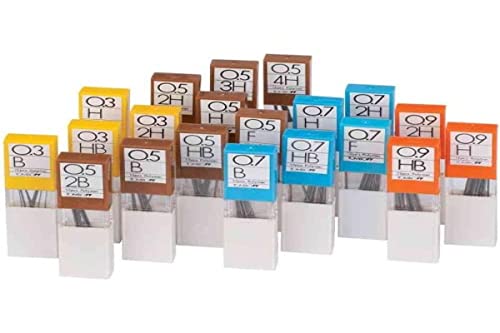 Tombow Box 12 Stück für Druckbleistift HB Weiß/Gelb von Tombow