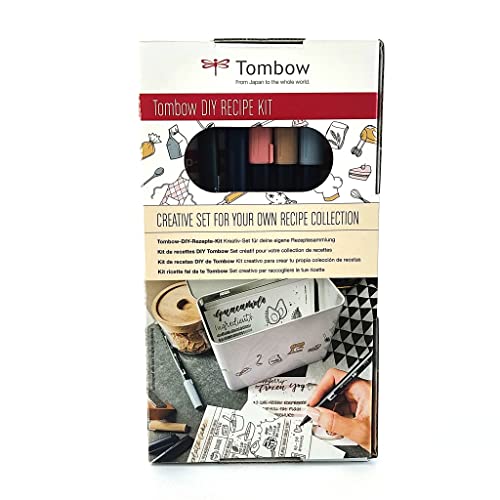 Tombow Brush Pen DIY-Rezepte-Kit zum kreativen Gestalten und Sammeln von Rezepten [RECIPE-SET], neutral von Tombow