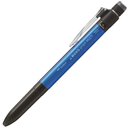 Tombow CPA-161D Mono Graph Multi 2 Farben 0,5 mm Kugelschreiber + 0,5 mm Druckbleistift, Blau von Tombow