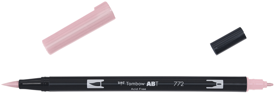 Tombow Doppelfasermaler , ABT DUAL BRUSH PEN, , dusty rose von Tombow