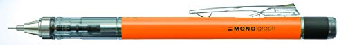 Tombow Druckbleistift MONO graph 07 neonorange - 0,7 mm Strichtstärke, HB, integriertem nachfüllbarem Radiergummi [SH-MG56-R7] von Tombow