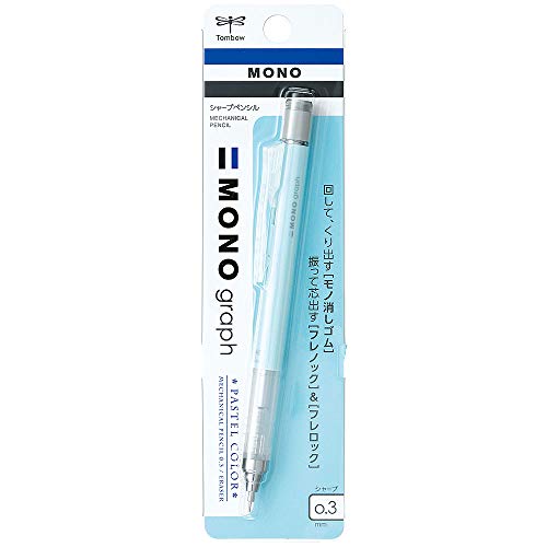 Tombow Druckbleistift Monograph, 0,3 mm, DPA-137A, eisblau von Tombow