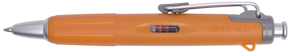 Tombow Druckkugelschreiber , AirPress Pen, , orange/silber von Tombow
