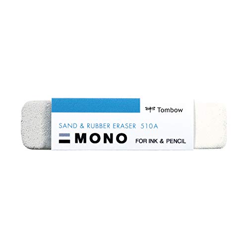 Tombow ES-510A Radierer MONO sand und rubber für das Radieren von Bleistift und Tinte, 13 g von Tombow