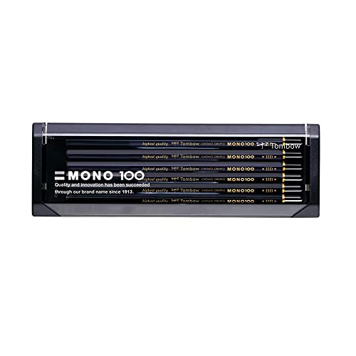 Tombow MONO-100-HB Bleistift Mono 100 Härtegrad HB, 12-er Set von Tombow