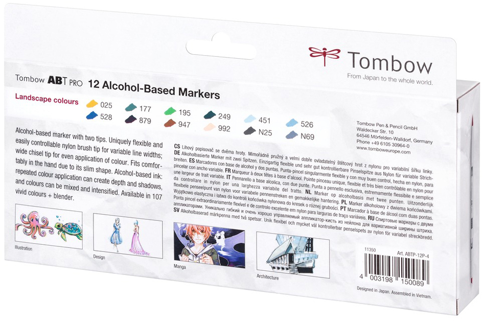 Tombow Marker ABT PRO, 12er Set Landscape Colors Tombow Marker ABT PRO, 12er Set Landscape Colors von Tombow