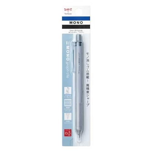 Tombow Mono Graph Lite Druckbleistift, 0,5 mm, graublau [DPA-122C] von Tombow