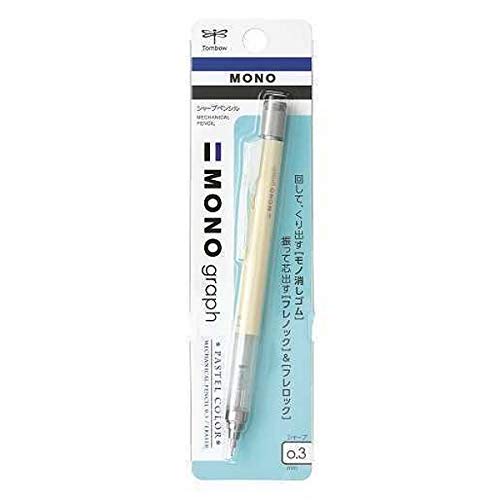 Tombow Mono Graph Mechanical Pencil Pastel Color | 0,3mm | Cream Yellow von Tombow