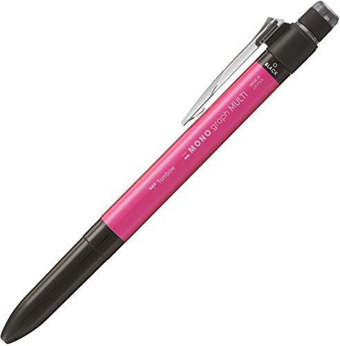 Tombow Mono Graph Multi 2 Farben 0,5 mm Kugelschreiber + 0,5 mm Druckbleistift Pink (CPA-161F) von Tombow