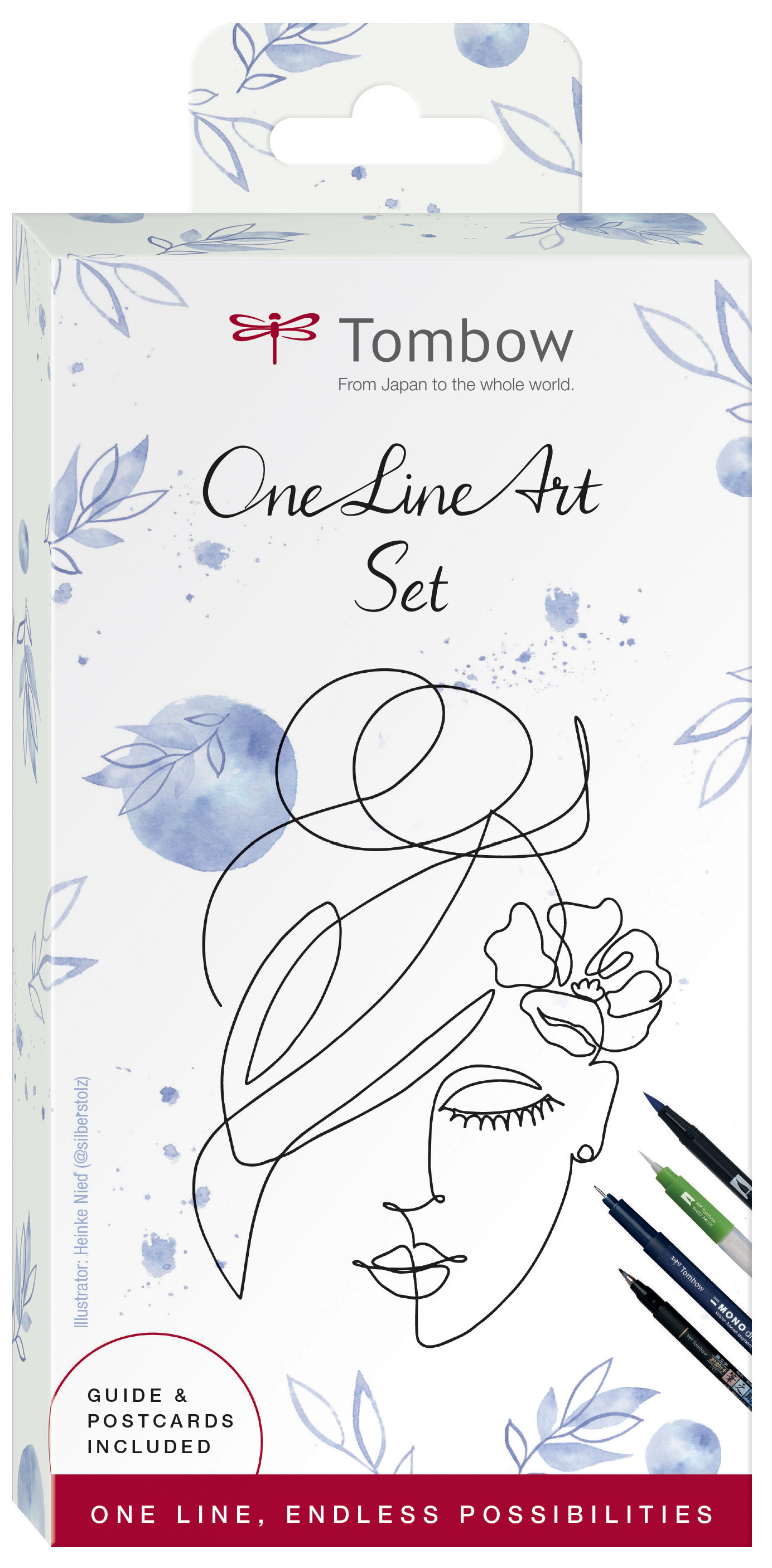 Tombow One Line Art Set, 9-teilig von Tombow