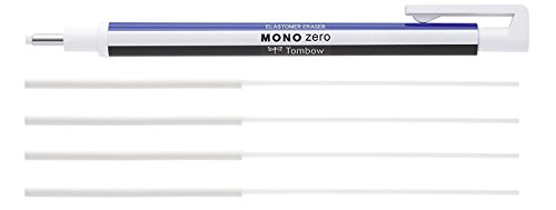 Tombow Präzisionsradierer MONO zero Rund + 2x Refill von Tombow