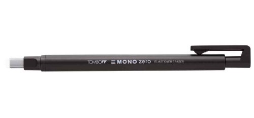 Tombow Radierer, nachfüllbar, Mono Zero Eraser, Schwarz, 5 Stück von Tombow