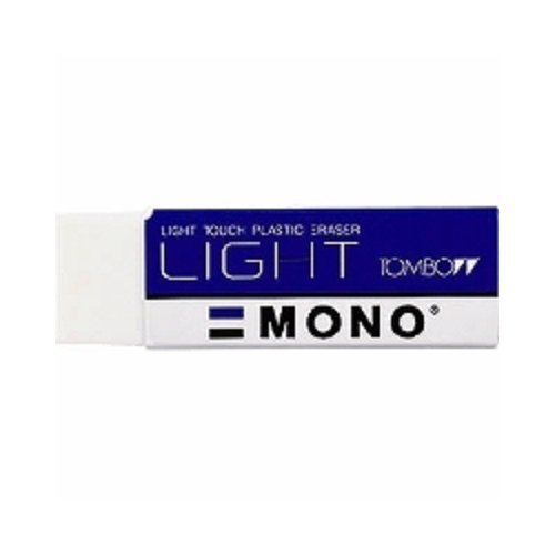 Tombow Radiergummis, PVC, Mono Light, speziell für sanftes Peeling, 3 Stück von Tombow