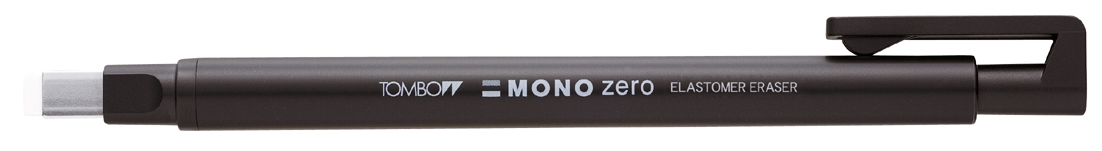 Tombow Radierstift , MONO zero, , eckige Spitze, schwarz von Tombow