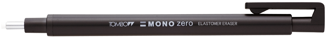 Tombow Radierstift , MONO zero, , runde Spitze, schwarz von Tombow