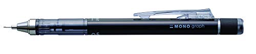 Tombow SH-MG11-BS Druckbleistift Mono graph mit Metallspitze, schwarz, SH-MG-11-BS von Tombow