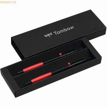 Tombow Schreibgeräteset Zoom Kugelschreiber/Druckbleistift 707 schwarz von Tombow