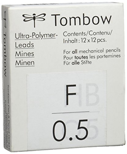 Tombow ex-05p-f – Box 12 Tuben mit 12 Minen, 0.5 mm von Tombow