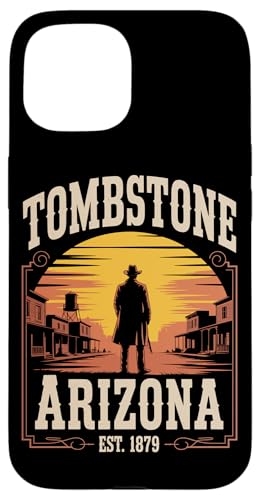 Grabstein Arizona AZ Grabstein Arizona Hülle für iPhone 15 Grabstein Arizona AZ Grabstein Arizona Hülle für iPhone 15 von Tombstone Arizona Souvenirs
