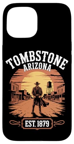 Grabstein Arizona AZ Grabstein Arizona Hülle für iPhone 15 Grabstein Arizona AZ Grabstein Arizona Hülle für iPhone 15 von Tombstone Arizona Souvenirs